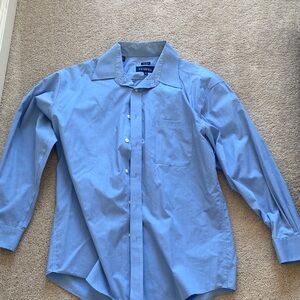 Haspel Men's Classic Blue Dress Shirt